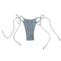 organic linen bikini bottom