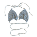 organic linen bikini top